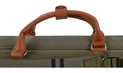 Miękki futerał na kij bilardowy Classic Pocketstyle, zielono-brązowy, 3/5, 85 cm