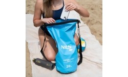 Wodoodporna torba Nils Camp NC1703, 20 l, jasnoniebieska