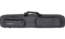 Miękki pokrowiec na kij bilardowy Classic CueGuard, szary, 3/5, 83 cm
