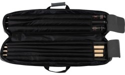 Miękki pokrowiec na kij bilardowy Classic CueGuard, szary, 3/5, 83 cm
