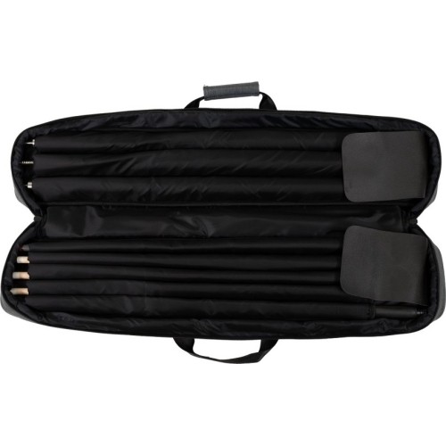 Miękki pokrowiec na kij bilardowy Classic CueGuard, szary, 3/5, 83 cm