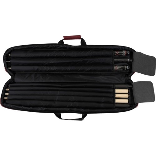 Etui na kij bilardowy CueGuard Classic, bordowe, 3/5, 83 cm