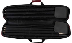 Etui na kij bilardowy CueGuard Classic, bordowe, 3/5, 83 cm