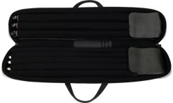 Miękki futerał na kij bilardowy Classic Prestige, szary, 3/5, 83 cm