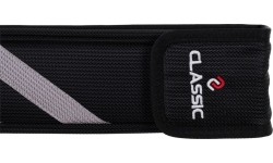 Miękkie etui na kij bilardowy, klasyczne paski, czarno-białe, 1/1, 83 cm