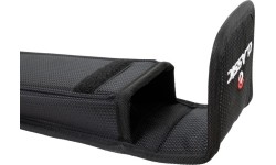 Miękki futerał na kije bilardowe, Classic Stripes, czarno-niebieski, 1/1, 83 cm