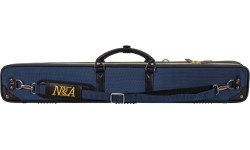 Twarde etui na kij bilardowy Classic N&A, czarno-niebieskie, 2x4, 85 cm