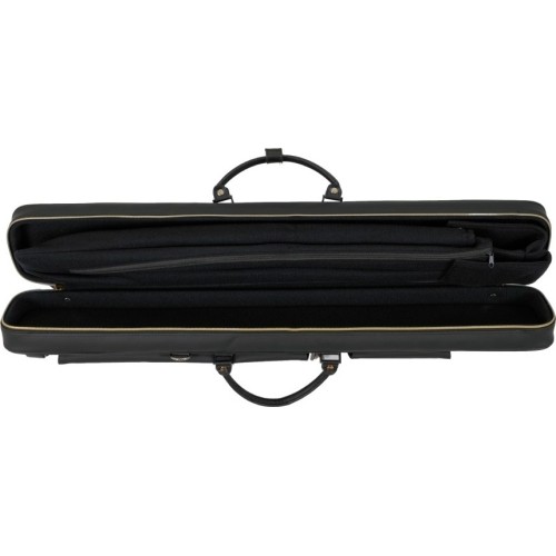 Twarde etui na kij bilardowy Classic N&A, czarno-niebieskie, 2x4, 85 cm