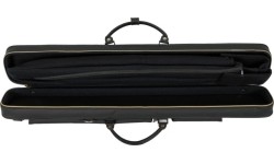 Twarde etui na kij bilardowy Classic N&A, czarno-niebieskie, 2x4, 85 cm