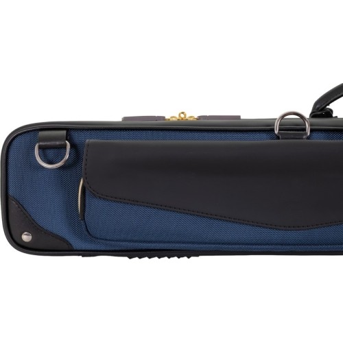 Twarde etui na kij bilardowy Classic N&A, czarno-niebieskie, 2x4, 85 cm