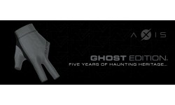 Rękawica bilardowa Cuetec Axis 3-Finger Ghost Edition, na lewą dłoń, M
