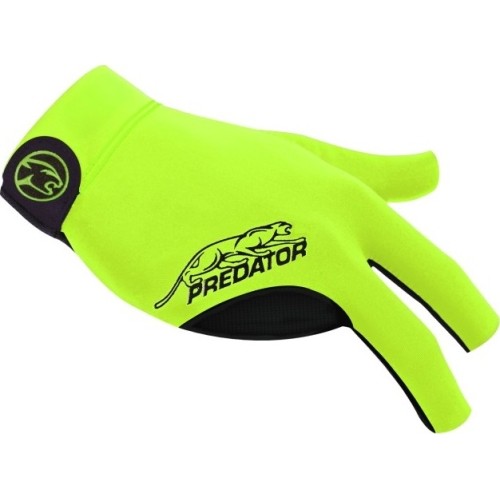 Rękawica bilardowa Predator Second Skin, 3-palcowa, neonowa zieleń, na prawą rękę, L&XL