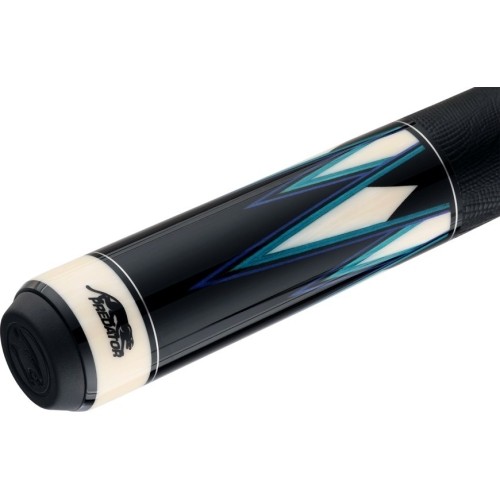 Billiard Cue, Pool, Predator Truesplice-16 GEN3 Blue/Teal, Radial, Revo Shaft, White Vault Plate, 12,4 mm RAD