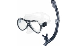 Zestaw do snorkelingu MANUS + BORNEO col.07 w siatkowej torbie