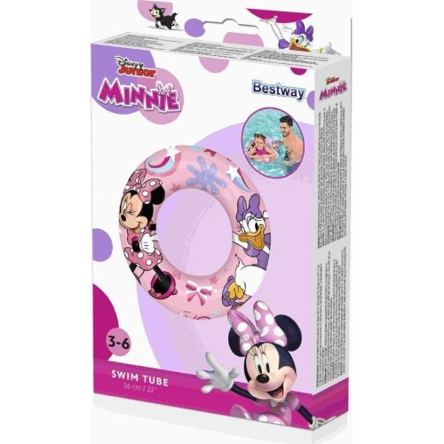 Koło do pływania „Minnie" 56 cm