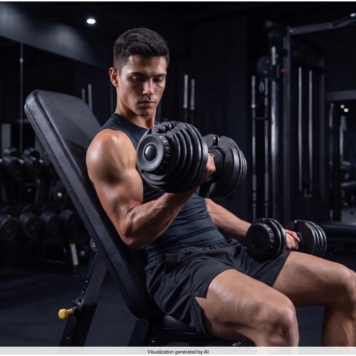 Hantla regulowana 2,5 - 24 kg - UpForm