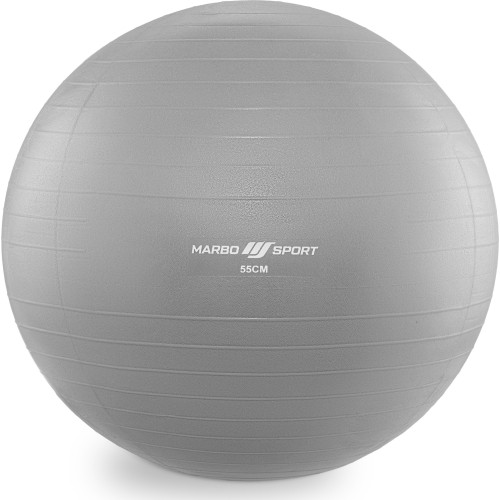 Piłka gimnastyczna 55 cm szara Marbo Sport
