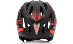 Kask rowerowy Meteor Lupus fullface S 48-52 cm czarno-czerwony