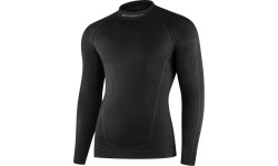 Men’s Thermal Motorcycle T-Shirt Brubeck Cooler LS1654M - Czarny