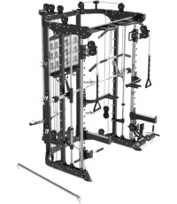 Wielofunkcyjna maszyna Smitha Pivot Fitness FSM-200, czarna