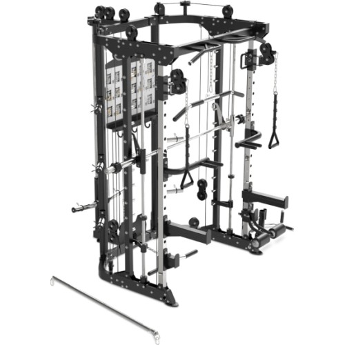 Wielofunkcyjna maszyna Smitha Pivot Fitness FSM-200, czarna