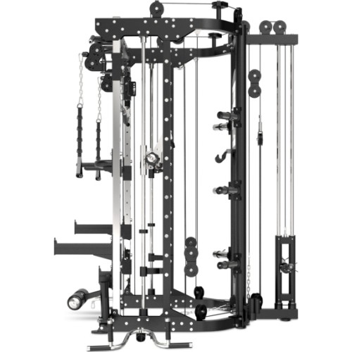 Wielofunkcyjna maszyna Smitha Pivot Fitness FSM-200, czarna