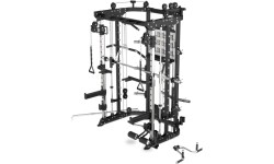 Wielofunkcyjna maszyna Smitha Pivot Fitness FSM-200, czarna