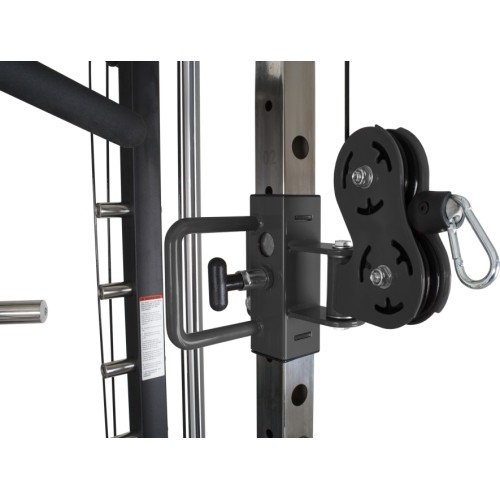 Wielofunkcyjna maszyna Smitha Pivot Fitness FSM-200, czarna