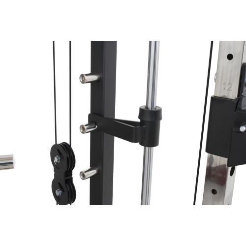 Wielofunkcyjna maszyna Smitha Pivot Fitness FSM-200, czarna