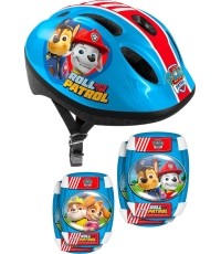 Dziecięcy zestaw kask i ochraniacze Psi Patrol