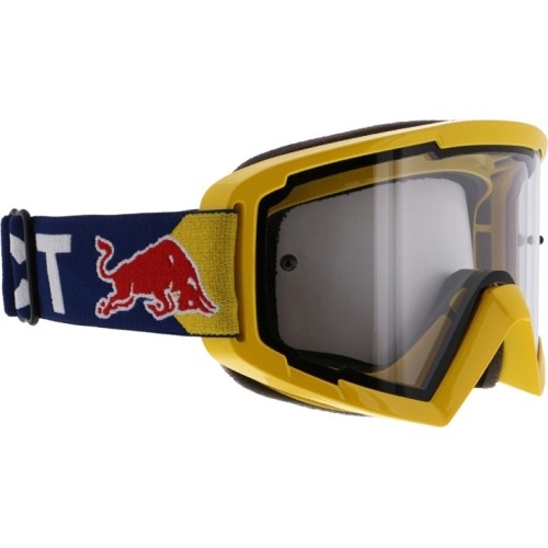 Gogle motocrossowe Red Bull Spect Whip, żółte, przezroczyste szkła