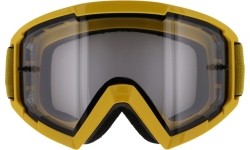 Gogle motocrossowe Red Bull Spect Whip, żółte, przezroczyste szkła