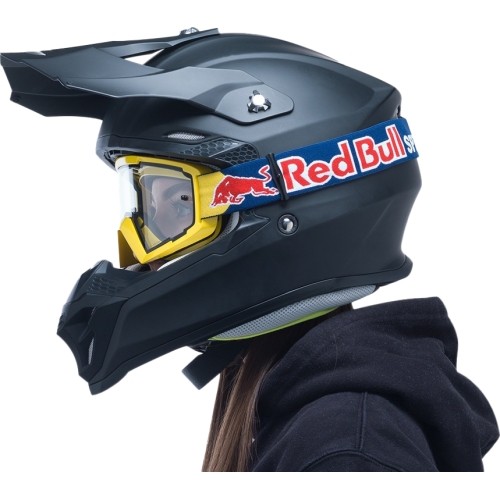 Gogle motocrossowe Red Bull Spect Whip, żółte, przezroczyste szkła