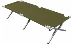 BasicNature składane łóżko turystyczne „Alu-Campbed“