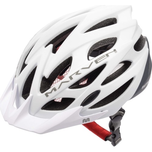 Kask rowerowy Meteor Marven - Biały/szary