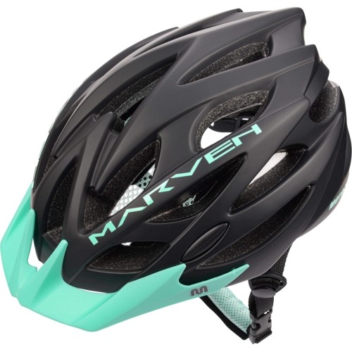 Kask rowerowy Meteor Marven - Czarny/miętowy