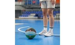 Piłka do koszykówki Meteor Dribble nr 7 - Niebieski / zielony
