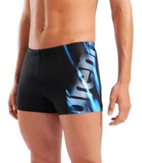 Męskie szorty kąpielowe Placement Black-Black Multi 100 - 550
