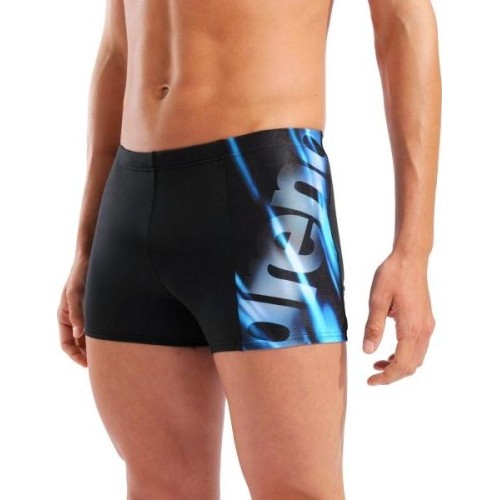 Męskie szorty kąpielowe Placement Black-Black Multi 100 - 550