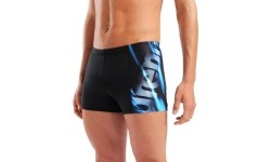 Męskie szorty kąpielowe Placement Black-Black Multi 100 - 550