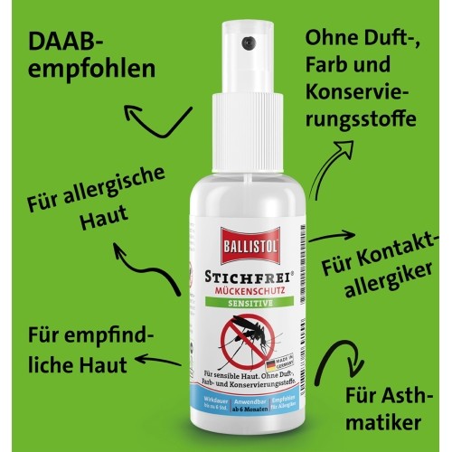 Ballistol Stichfrei Sensitive środek odstraszający owady