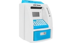 Zabawkowy bankomat ATM, niebieski