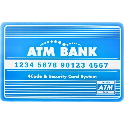 Zabawkowy bankomat ATM, niebieski