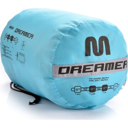 Śpiwór Meteor Dreamer - Niebiesko-szary - R
