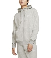 Bluza męska Nike NSW Club Hoodie FZ FT, szara, BV2648 063