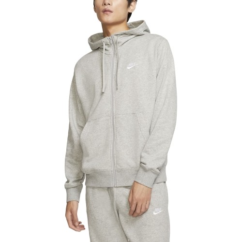 Bluza męska Nike NSW Club Hoodie FZ FT, szara, BV2648 063