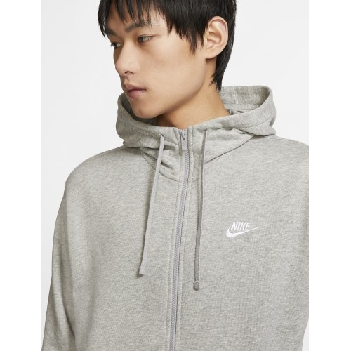 Bluza męska Nike NSW Club Hoodie FZ FT, szara, BV2648 063