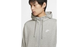 Bluza męska Nike NSW Club Hoodie FZ FT, szara, BV2648 063