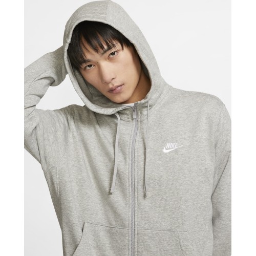 Bluza męska Nike NSW Club Hoodie FZ FT, szara, BV2648 063