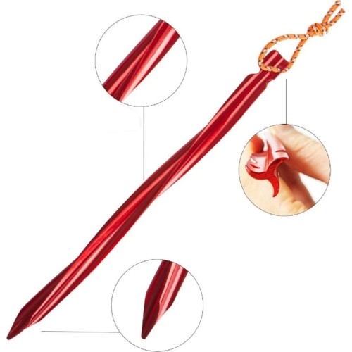 Śledź do namiotu BasicNature „Y-Stake Spiral"